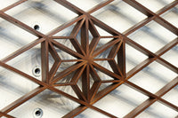 Geometric decoration, diamond lattice transom EZ2259