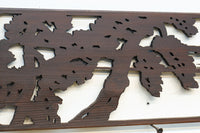 山間に鳥居が静かに佇む風景の透かし欄間素材 EZ2321 在庫1枚