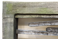 大珍品‼︎ペンギン親子を描いた温かみのある彫刻小型欄間 EZ2368 在庫1枚