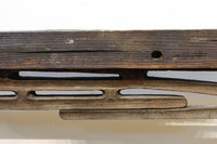 大珍品‼︎ペンギン親子を描いた温かみのある彫刻小型欄間 EZ2368 在庫1枚