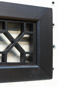 幾何学模様が迫力あるモダンな小型欄間 EZ2382 在庫1枚