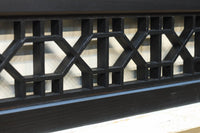 幾何学模様が迫力あるモダンな小型欄間 EZ2382 在庫1枚