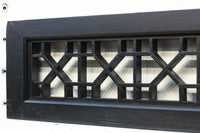 幾何学模様が迫力あるモダンな小型欄間 EZ2382 在庫1枚