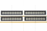 幾何学模様が迫力あるモダンな小型欄間 EZ2382 在庫1枚