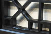 幾何学模様が迫力あるモダンな小型欄間 EZ2382 在庫1枚