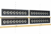 幾何学模様が迫力あるモダンな小型欄間 EZ2382 在庫1枚