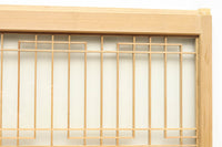 大型サイズ!! 繊細さを感じさせる木地色の美しいスリガラス入り書院 EZ2386 在庫2枚