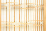 大型サイズ!! 繊細さを感じさせる木地色の美しいスリガラス入り書院 EZ2386 在庫2枚