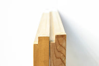 大型サイズ!! 繊細さを感じさせる木地色の美しいスリガラス入り書院 EZ2386 在庫2枚