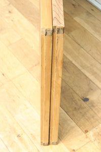 大型サイズ!! 繊細さを感じさせる木地色の美しいスリガラス入り書院 EZ2386 在庫2枚