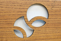 丸い軽やかな模様が可愛らしい透かし板 EZ2390 在庫2枚