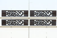 大振りの蔦レリーフ彫刻が映える建具素材 EZ2393 在庫4枚