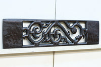 大振りの蔦レリーフ彫刻が映える建具素材 EZ2393 在庫4枚