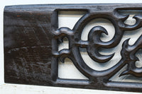 大振りの蔦レリーフ彫刻が映える建具素材 EZ2393 在庫4枚