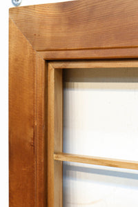 鋭い眼光の鷹が威厳を放つ木地色の欄間・書院セット EZ2397 在庫3枚一組