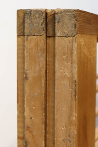 鋭い眼光の鷹が威厳を放つ木地色の欄間・書院セット EZ2397 在庫3枚一組