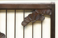 松と鷹の絢爛な絵柄が重厚感を与える欄間・書院セット EZ2399 在庫3枚一組