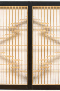 大型サイズ!! 松皮菱模様が大きく施された凛々しい大型書院セット EZ2400 在庫2枚一組