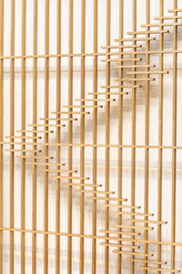 大型サイズ!! 松皮菱模様が大きく施された凛々しい大型書院セット EZ2400 在庫2枚一組