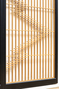 大型サイズ!! 松皮菱模様が大きく施された凛々しい大型書院セット EZ2400 在庫2枚一組