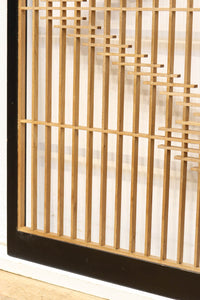 大型サイズ!! 松皮菱模様が大きく施された凛々しい大型書院セット EZ2400 在庫2枚一組