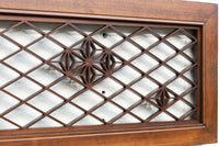 幅1265ミリ 可憐な和柄の幾何学装飾で趣きのある中型欄間 EZ2432 在庫1枚