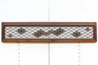 幅1265ミリ 可憐な和柄の幾何学装飾で趣きのある中型欄間 EZ2432 在庫1枚