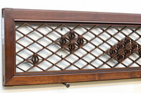 幅1265ミリ 可憐な和柄の幾何学装飾で趣きのある中型欄間 EZ2432 在庫1枚