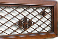 幅1265ミリ 可憐な和柄の幾何学装飾で趣きのある中型欄間 EZ2432 在庫1枚