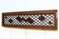 幅1265ミリ 可憐な和柄の幾何学装飾で趣きのある中型欄間 EZ2432 在庫1枚