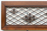 幅1265ミリ 可憐な和柄の幾何学装飾で趣きのある中型欄間 EZ2432 在庫1枚