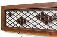 幅1265ミリ 可憐な和柄の幾何学装飾で趣きのある中型欄間 EZ2432 在庫1枚