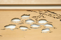 Pine pattern openwork transom EZ2466ab