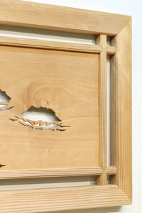 Pine pattern openwork transom EZ2466ab