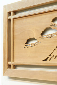 Pine pattern openwork transom EZ2466ab