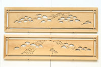 Pine pattern openwork transom EZ2466ab