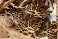 松竹梅を描いた見事な深彫り井波彫刻欄間 EZ2473ab 在庫(a:1 b:0)枚