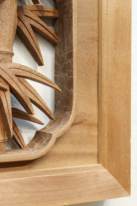 松竹梅を描いた見事な深彫り井波彫刻欄間 EZ2473ab 在庫(a:1 b:0)枚