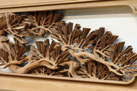 松竹梅を描いた見事な深彫り井波彫刻欄間 EZ2473ab 在庫(a:1 b:0)枚