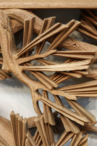 松竹梅を描いた見事な深彫り井波彫刻欄間 EZ2473ab 在庫(a:1 b:0)枚