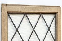 小さなステンドグラスが可愛らしいレトロモダンなガラス窓 EZ2484 在庫1セット