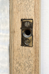 小さなステンドグラスが可愛らしいレトロモダンなガラス窓 EZ2484 在庫1セット