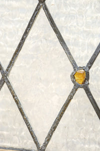 小さなステンドグラスが可愛らしいレトロモダンなガラス窓 EZ2484 在庫1セット