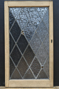 小さなステンドグラスが可愛らしいレトロモダンなガラス窓 EZ2484 在庫1セット