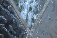 小さなステンドグラスが可愛らしいレトロモダンなガラス窓 EZ2484 在庫1セット