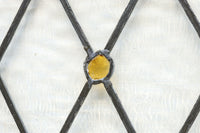 小さなステンドグラスが可愛らしいレトロモダンなガラス窓 EZ2484 在庫1セット