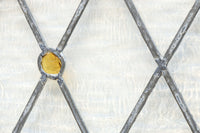 小さなステンドグラスが可愛らしいレトロモダンなガラス窓 EZ2484 在庫1セット