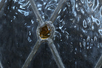 小さなステンドグラスが可愛らしいレトロモダンなガラス窓 EZ2484 在庫1セット