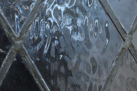 小さなステンドグラスが可愛らしいレトロモダンなガラス窓 EZ2484 在庫1セット