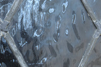 小さなステンドグラスが可愛らしいレトロモダンなガラス窓 EZ2484 在庫1セット